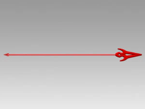 touhou project vampire remilia scarlet spear cosplay prop 3D Print Model
