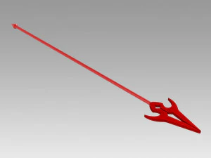 touhou project vampire remilia scarlet spear cosplay prop 3D Print Model