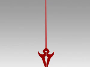 touhou project vampire remilia scarlet spear cosplay prop 3D Print Model