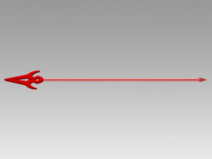 touhou project vampire remilia scarlet spear cosplay prop Modèles 3D en vedette