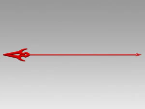 touhou project vampire remilia scarlet spear cosplay prop 3D Print Model