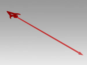 touhou project vampire remilia scarlet spear cosplay prop 3D Print Model