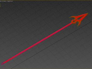 touhou project vampire remilia scarlet spear cosplay prop 3D Print Model