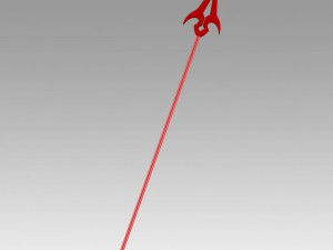 touhou project vampire remilia scarlet spear cosplay prop Modèles 3D en vedette