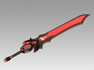 genshin impact beidou sword cosplay prop 3D-Druckmodell