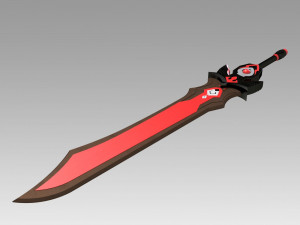 genshin impact beidou sword cosplay prop 3D-Druckmodell