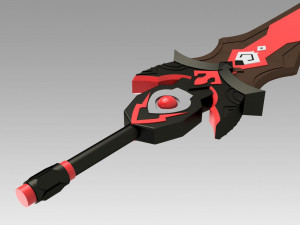 genshin impact beidou sword cosplay prop 3D-Druckmodell