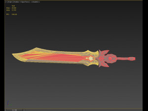 genshin impact beidou sword cosplay prop 3D-Druckmodell