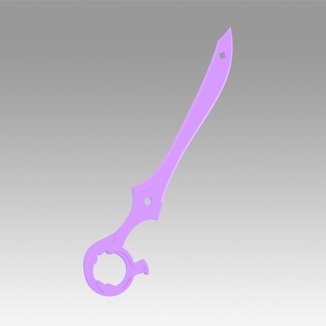 kill la kill nui harime cosplay prop 3D Принт Модель .c4d .max .obj .3ds .fbx .stl .blend 