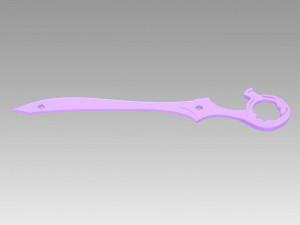 kill la kill nui harime cosplay prop 3D Принт Модель