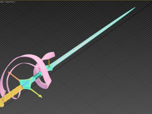 tokyo mirage sessions fe itsuki aoi mirage master sword 3D Принт Модель