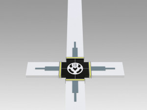 trinicholas d wolfwood cosplay prop 3D Baskı Modeli