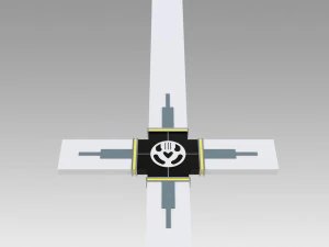 trinicholas d wolfwood cosplay prop 3D Print Model