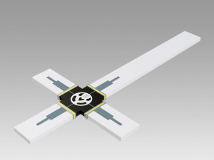 trinicholas d wolfwood cosplay prop 3D Baskı Modeli