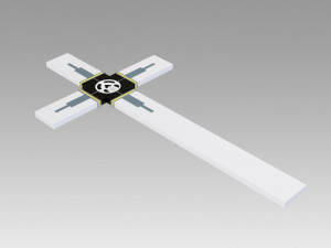 trinicholas d wolfwood cosplay prop 3D Baskı Modeli