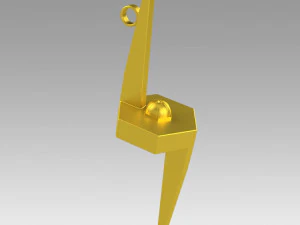 копія реквізиту зіркового шляху катаан зонд дроїд кулон 3D Принт Модель