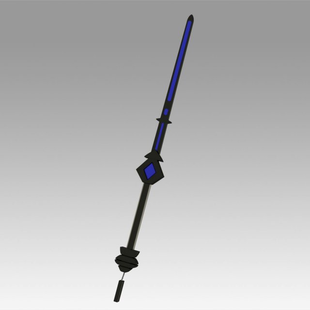 arknights steward sword cosplay prop Modelo de impresión 3D .c4d .max .obj .3ds .fbx .stl .blend