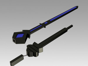 arknights steward sword cosplay prop Modelo de impresión 3D