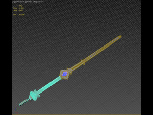 arknights steward sword cosplay prop Modelo de impresión 3D