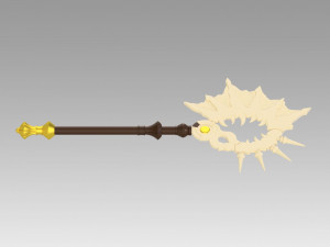 fire emblem three houses 5 years edelgard axe 3D-printmodel