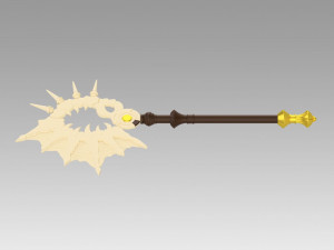 fire emblem three houses 5 years edelgard axe 3D-printmodel