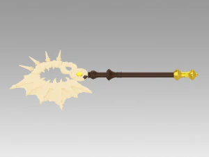 fire emblem three houses 5 years edelgard axe 3D Print Model