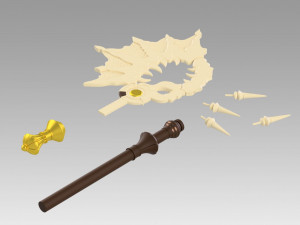 fire emblem three houses 5 years edelgard axe 3D-printmodel