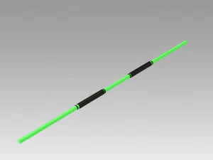 mortal kombat 11 jade stick cosplay prop 3D Print Model
