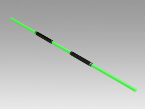 mortal kombat 11 jade stick cosplay prop 3D 打印模型