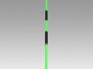 mortal kombat 11 jade stick cosplay prop 3D 打印模型