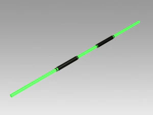 mortal kombat 11 jade stick cosplay prop 3D Print Model