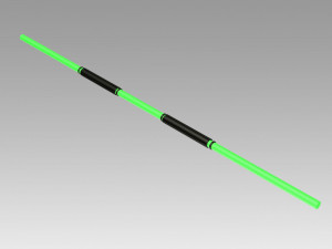 mortal kombat 11 jade stick cosplay prop 3D 打印模型