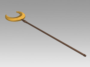 touhou project mima stave cosplay prop 3D प्रिंट मॉडल