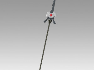 arknights podenco staff sword cosplay prop 3D Print Model