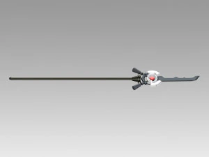 arknights podenco staff sword cosplay prop 3D Print Model