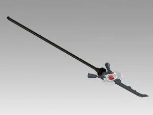 arknights podenco staff sword cosplay prop 3D Print Model