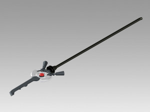 arknights podenco staff sword cosplay prop 3D Baskı Modeli