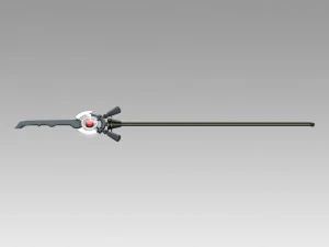 arknights podenco staff sword cosplay prop 3D Print Model