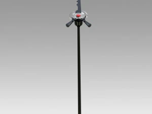 arknights podenco staff sword cosplay prop 3D Print Model