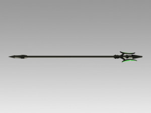 seraph of the end battle makoto narumi trident cosplay prop 3D Принт Модель