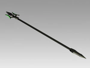 seraph of the end battle makoto narumi trident cosplay prop 3D Print Model