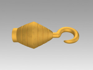 one piece sir crocodile cosplay replica prop 3D Print Model