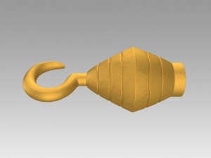 one piece sir crocodile cosplay replica prop 3D Print Model