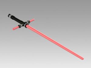 star wars vii the force awakens kylo ren sword cosplay prop 3D Druckmodell