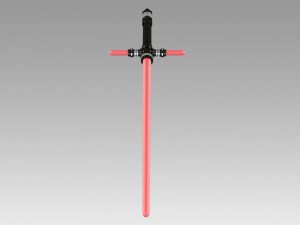 star wars vii the force awakens kylo ren sword cosplay prop 3D Druckmodell