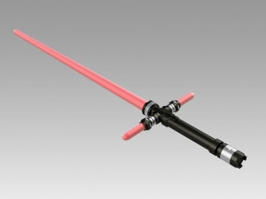 star wars vii the force awakens kylo ren sword cosplay prop 3D Druckmodell