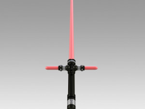 star wars vii the force awakens kylo ren sword cosplay prop 3D Druckmodell