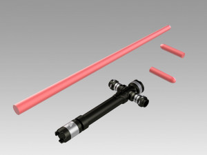 star wars vii the force awakens kylo ren sword cosplay prop 3D Druckmodell