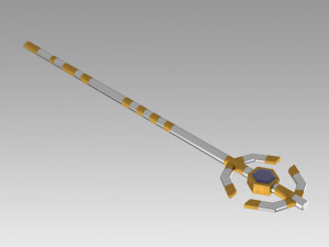 world of warcraft wow mage staves cosplay prop Modèles 3D en vedette