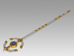 world of warcraft wow mage staves cosplay prop Modèles 3D en vedette